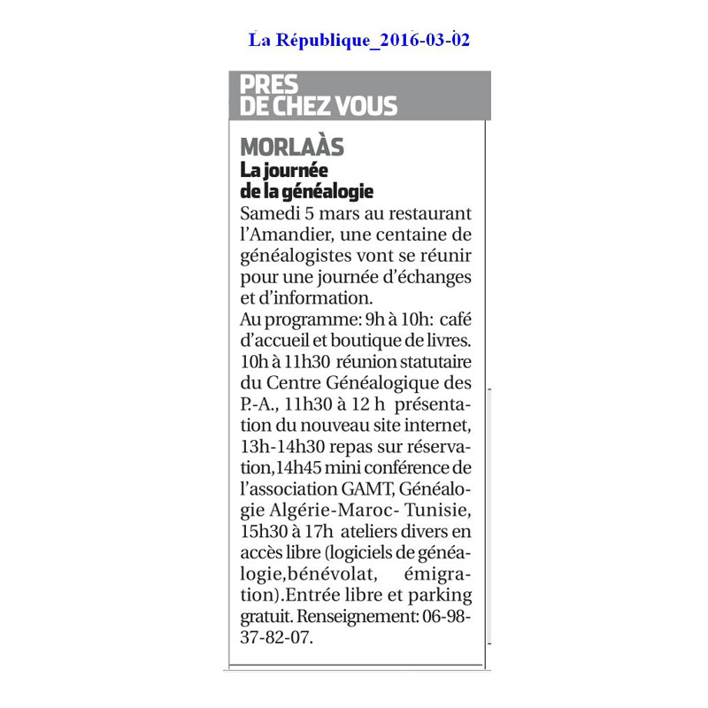 Article 02/03/2016 - La République