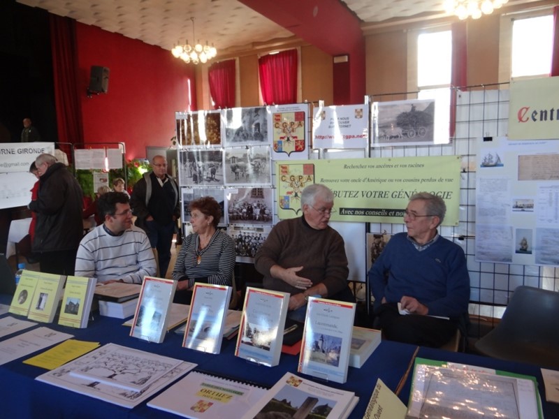 Salon de Libourne 2013 | Centre Généalogique des Pyrénées-Atlantiques
